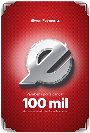 Placa de 100 mil reais faturados